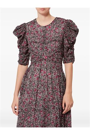 Abito Lungo In Voile Di Cotone Biologico Con Stampa Sichellia MARANT ÉTOILE | RO1064FAD1J14E86CY